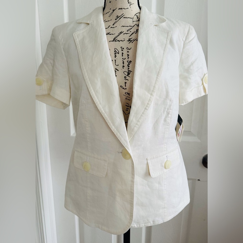 Style & Co. Women's Ivory Blazer